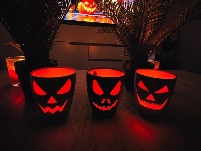Halloween Tealights Spooky Pumpkins 