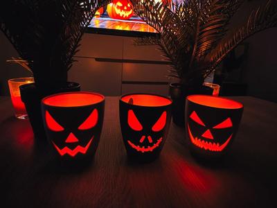 Halloween Tealights Spooky Pumpkins 