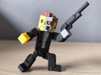 Minecraft Terminator (T-800) with Weapons
