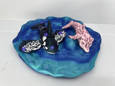water display for 3D water prints