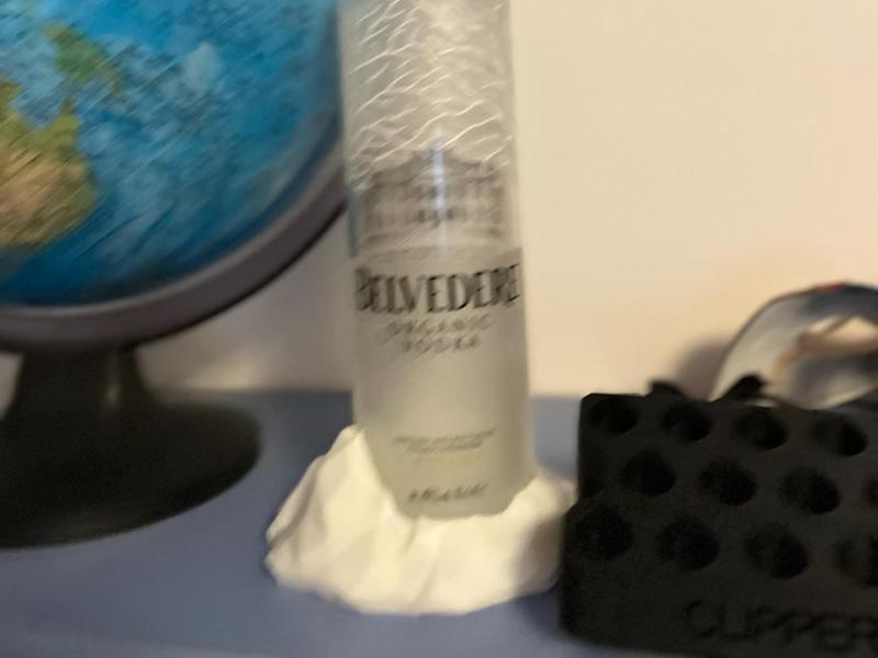 Belvedere bottle stand