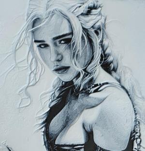 3-color HueForge Daenerys Targaryen GOT