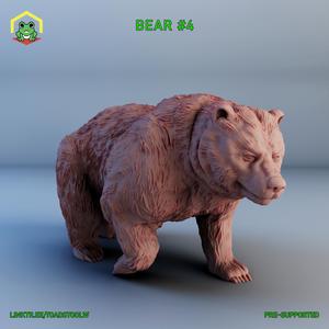 Bear 4 - STL - RPG MINIATURE