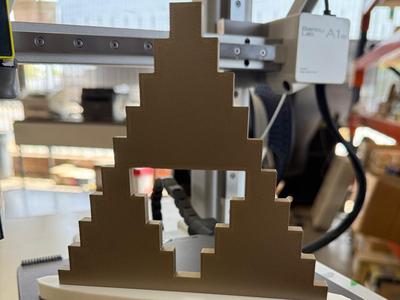 8 Bit Triforce w/ Stand