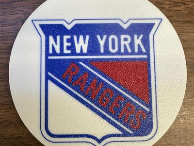 NEW YORK RANGERS COASTER SET