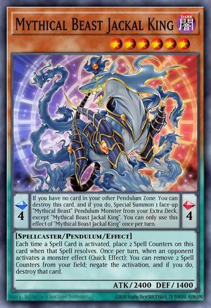 mythical beast jackal king Yu-Gi-Oh!