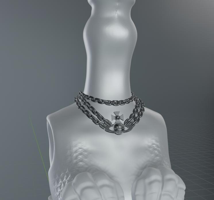 Vivienne Saturn Necklace Monster High