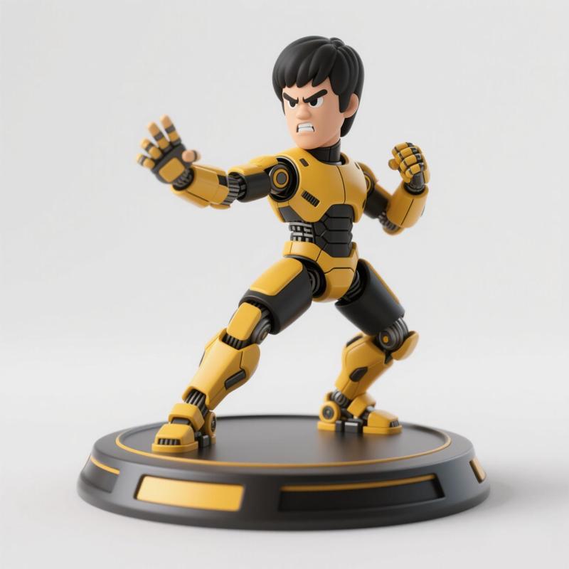 Robot Sculpture Mech Sculpture bruce lee