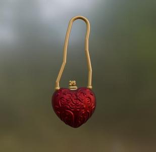 Lizzie Hearts Doll Replacement Red Heart Purse