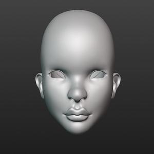 BJD Head - doll Harriett