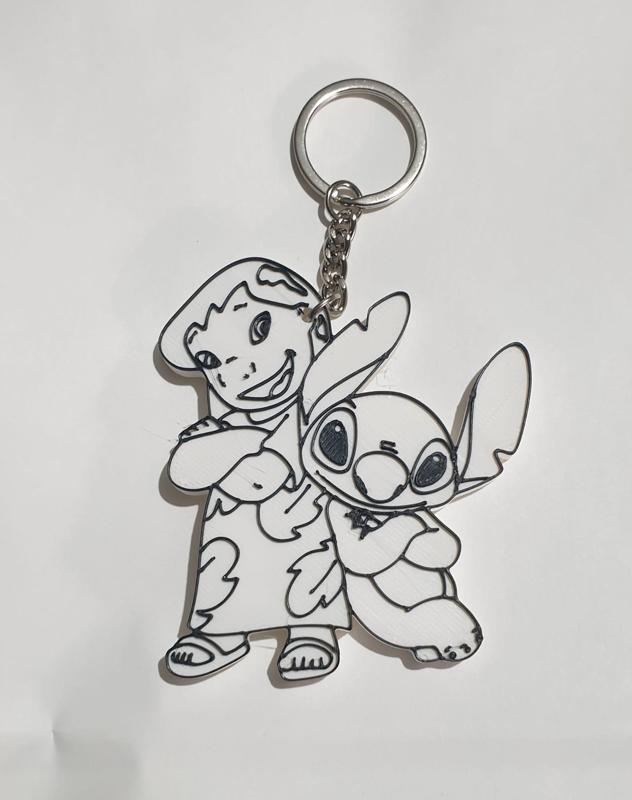 Keychain Lilo and Stitch