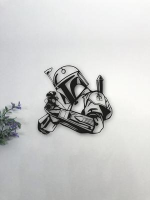 STAR WARS BOBA FETT WALL ART 2D WALL DECORATION