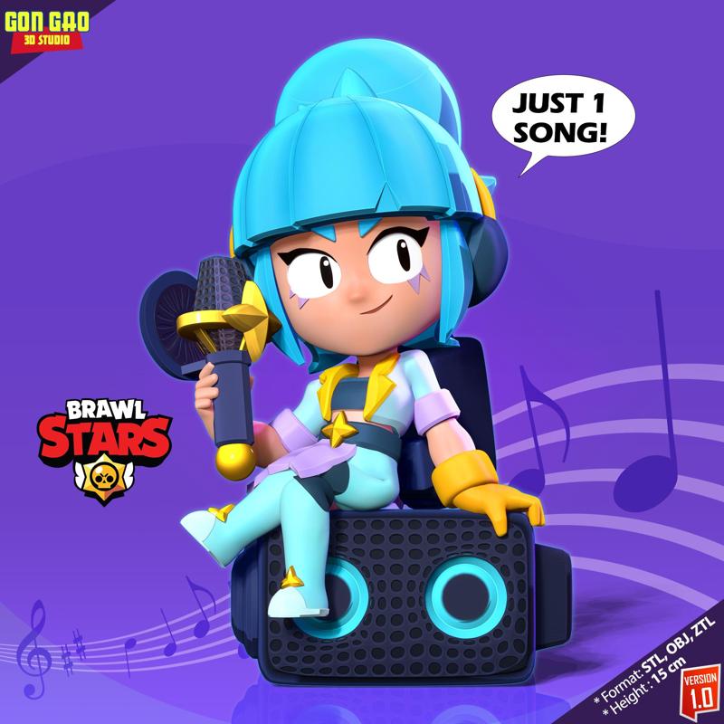 Janet - Brawl Stars Fanart