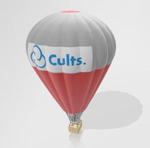 Hot-air balloon with or without envelope marking