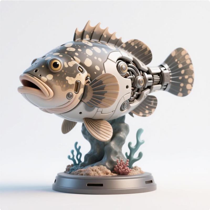 fish mech, sci-fi fish