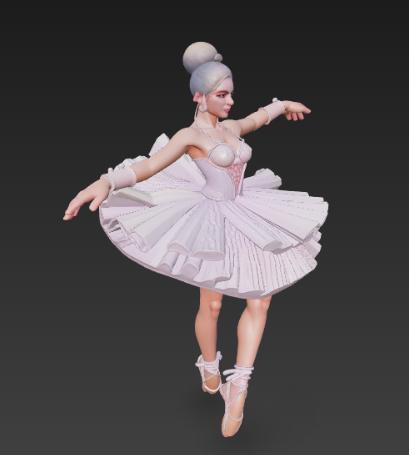 ballerina, Figurine, girl, beautiful girl, doll, female doll, doll in dress, shoes and with long hair. Rapunzel, princesses, Disney, Disney princesses, anime, game characters, sporty girl.