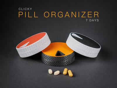 Rotating Pill Organizer - 7 Days