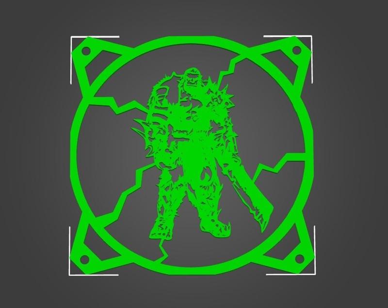 Cover Fan cover world of warcraft thrall 120mm