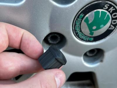 Car Wheel Bolt Cover Cap (Skoda Compatible)