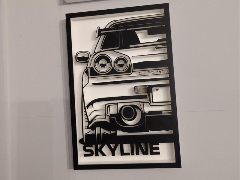 Nissan Skyline Wall Decor
