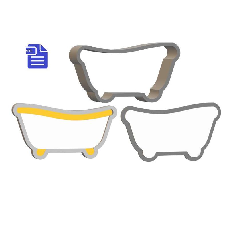 3pc Claw Bathtub Bath Bomb Mold