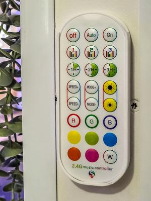 LED lamp remote holder