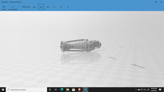 cogbot conversion beamer