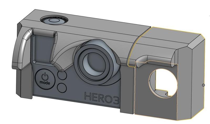 S800 GoPro & FPV Cam Mount