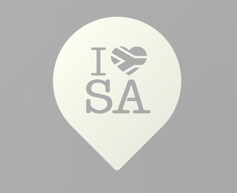 STENCIL, I LOVE SA COFFEE/MILK TART