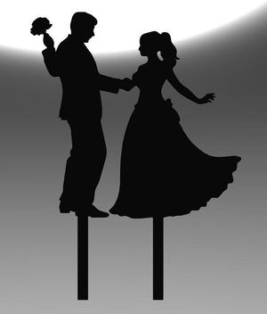 Bride and Groom Cake Topper – Classic Wedding 3D Printable