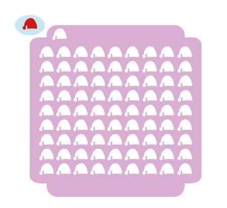 Texture / Stencil Christmas Hat