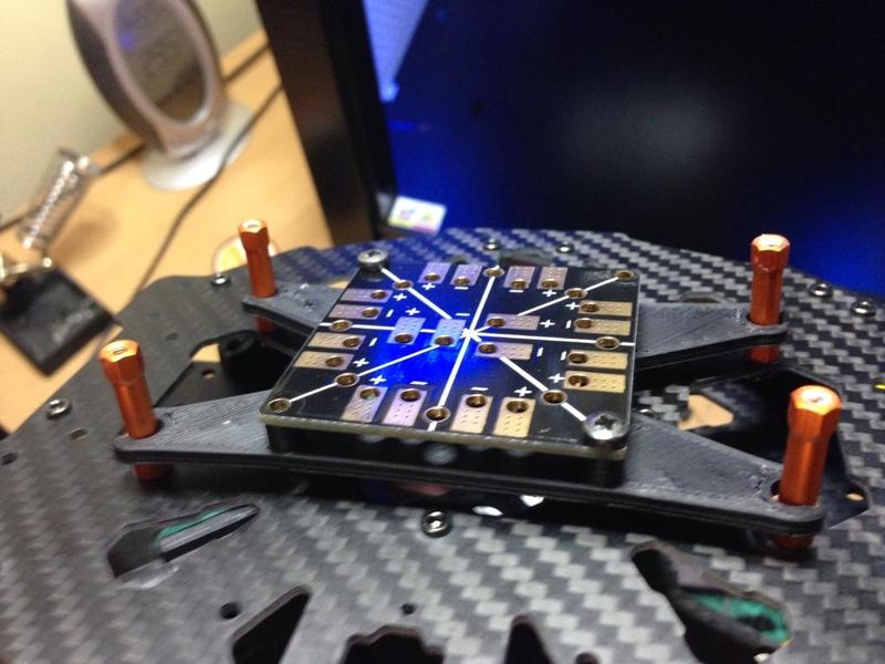 Power board holder for Tarot 650 Hexacopter