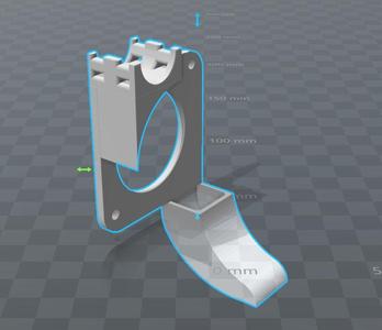 Hictop i3 Nozzle Fan Shroud with Cable TieDown