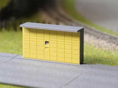 Packstation DHL/Post in H0 - 1/87