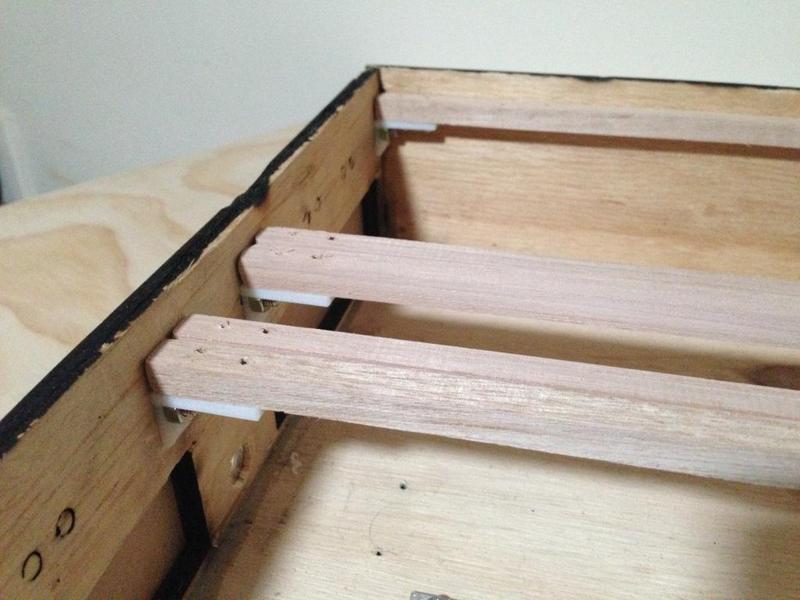 Eurorack DIY Wooden Rail support