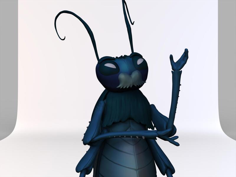 SEBASTIAN CRICKET / PINOCCHIO GUILLERMO DEL TORO ORIGINAL