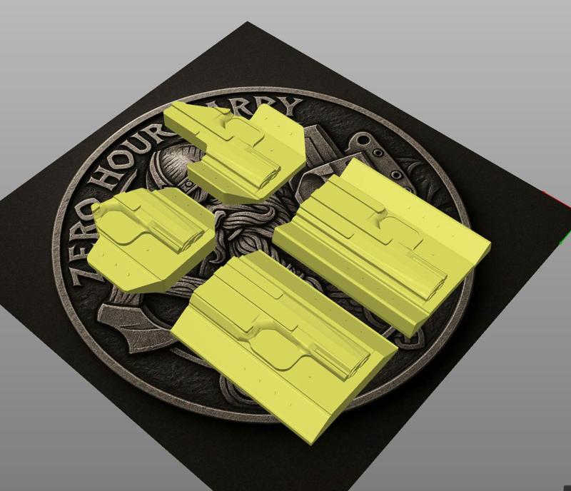 Canik Prime – OWB Holster Mold (Straight Pancake Layout) With Trimjigg