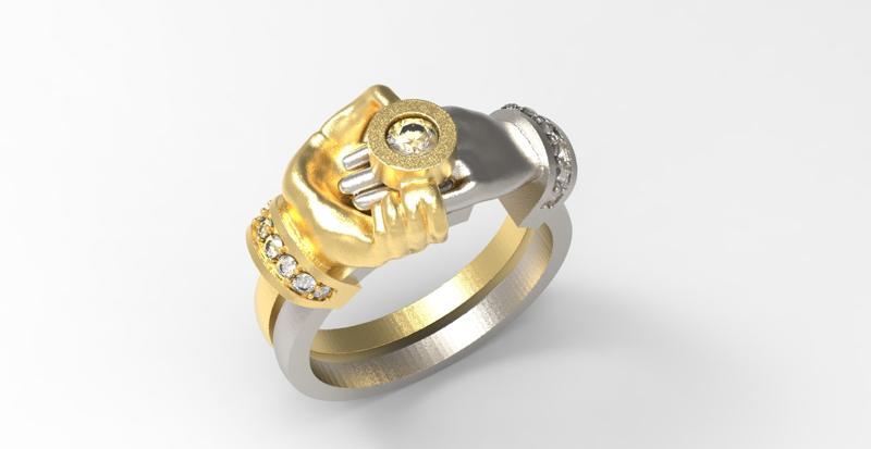 with an exclusive ring design