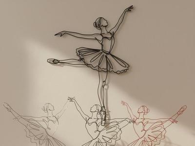 Ballerina - The Dancer - 2d home decor
