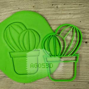 CACTUS - cookie cutter - Mexican party, desert, summer - cut dough and clay - 12cm