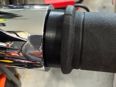 Spacer for Vespa GTS w/ aftermarket heated grips