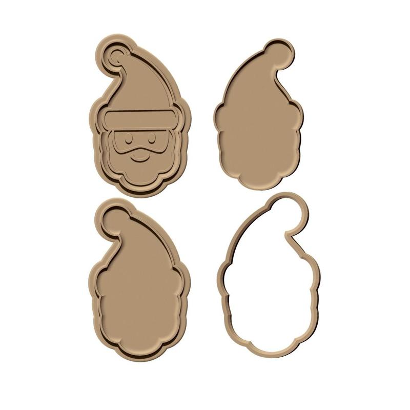 SOLID SHAMPOO MOLD PRESS - BATH BOOM MOLD PRESS - SANTA CLAUS