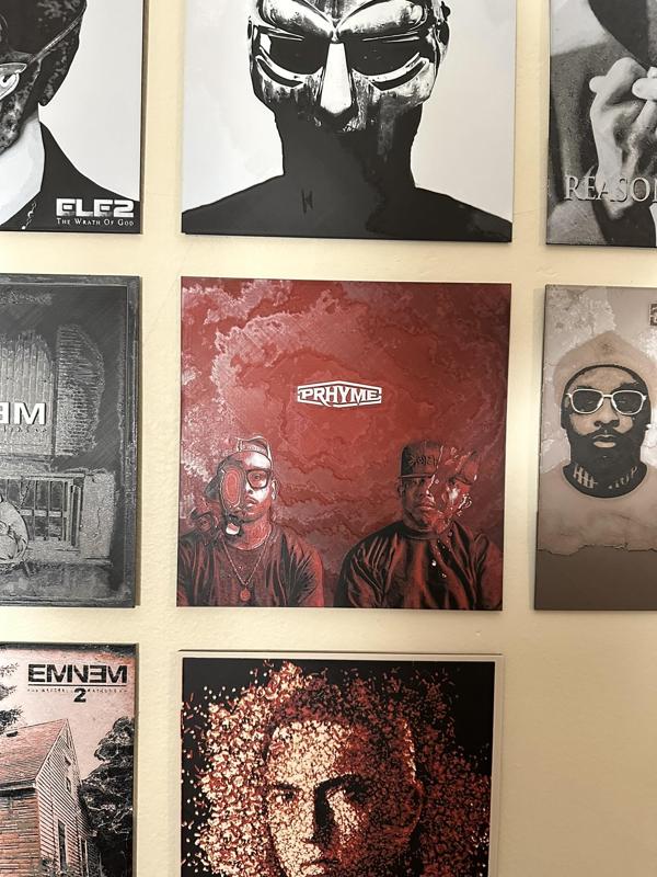 PRhyme - Royce da 5'9" & DJ Premier Album Cover - Hueforge