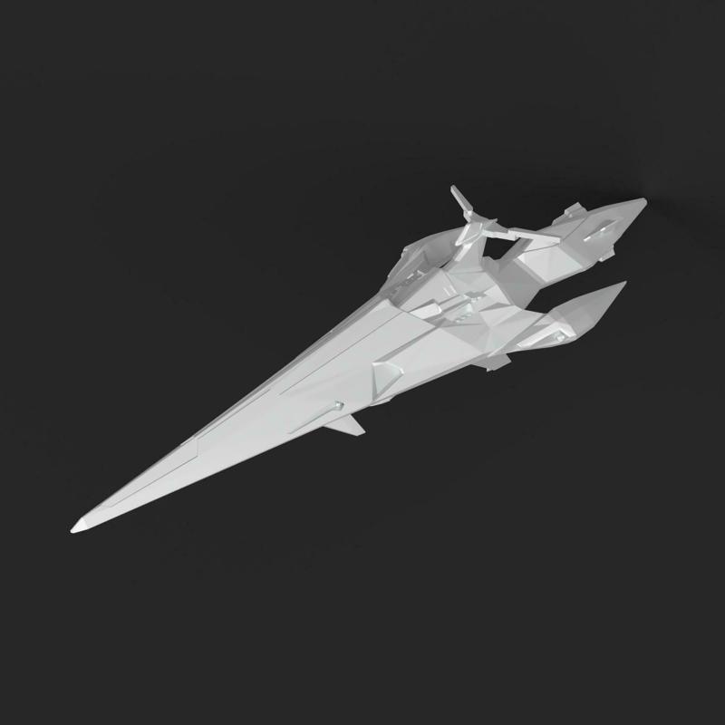 Northampton I Class Stealth Frigate (1/4000)
