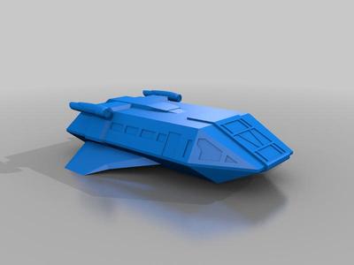 Star Trek Kelvin timeline transport shuttle
