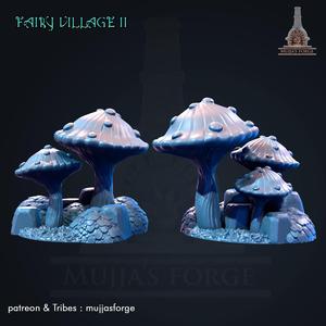 Fairy Village II - mushroom set