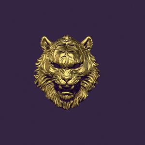 Tiger for jewelry casting.