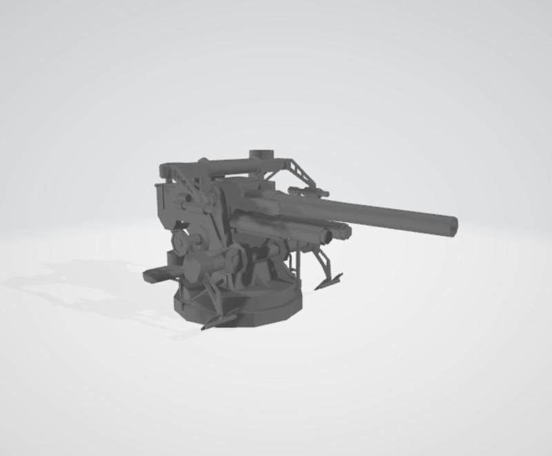 US American WW2 127mm Mark 17