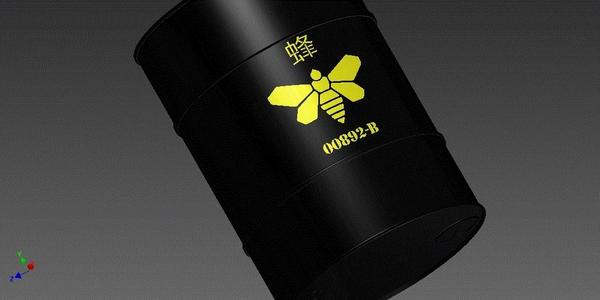 Methylamine Barrel from Breaking Bad