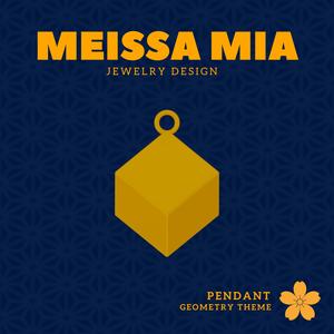 Charmingly Cubed – 3D Print File for a Playful Pendant